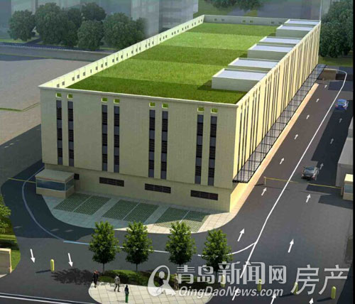 香港中路最繁华地段规划建设一栋立体停车库 