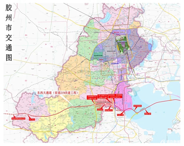 投资71.5亿胶州市东西大通道工程启动