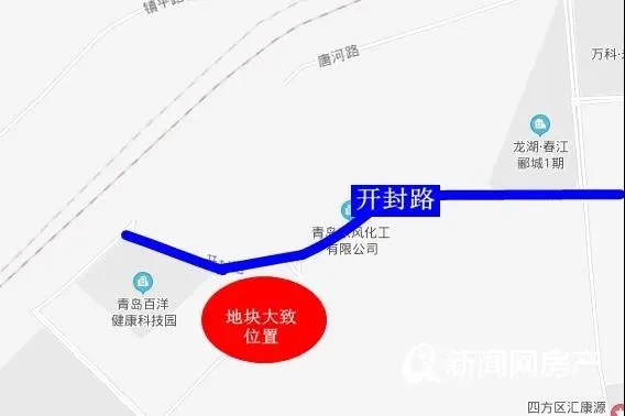 市北大健康产业园商务客厅落地 开封路40,68号地块2.6亿成功出嫁