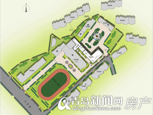 三十四中,芙蓉山小学,综合教学楼 三十四中,芙蓉山小学,综合教学楼