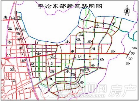 李沧东部新区路网图