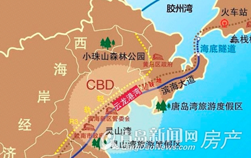 云龙港湾,灵山卫,枢纽站,隧道,高层,小珠山,青岛新闻网