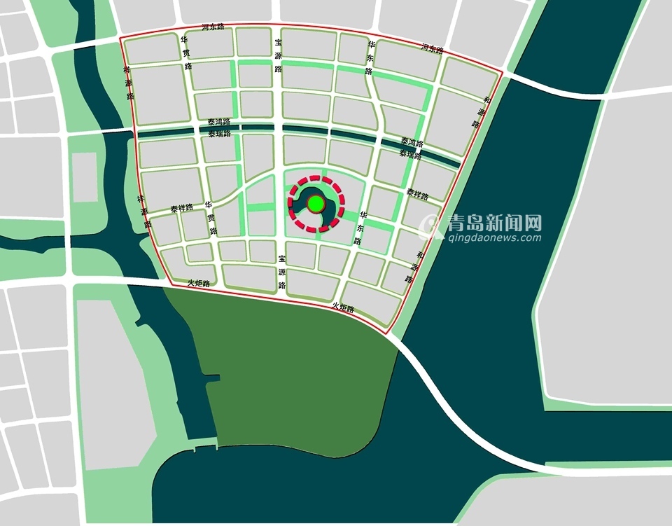 首发:青岛高新区软件科技城核心区规划出炉(图)