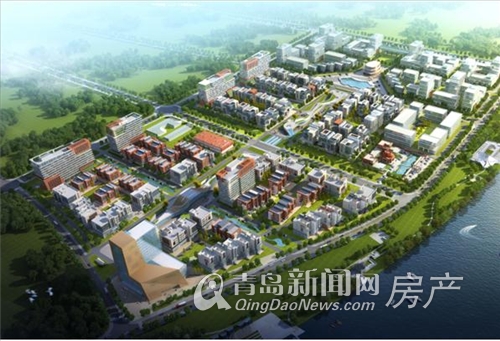 科创慧谷(青岛)园区整体效果图 科创慧谷(青岛)园区整体效果图