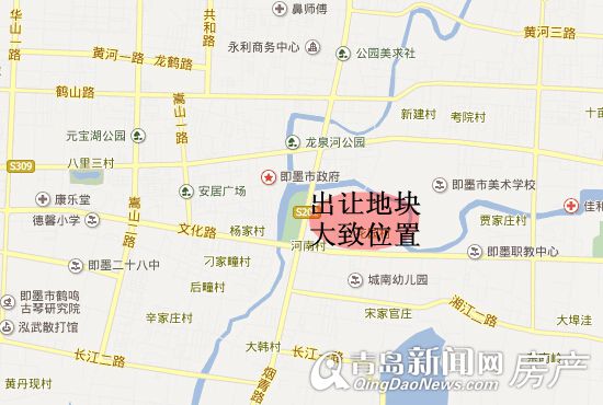 即墨古城改造,顺河支路片区,即墨中心 即墨古城改造,顺河支路片区,即墨中心