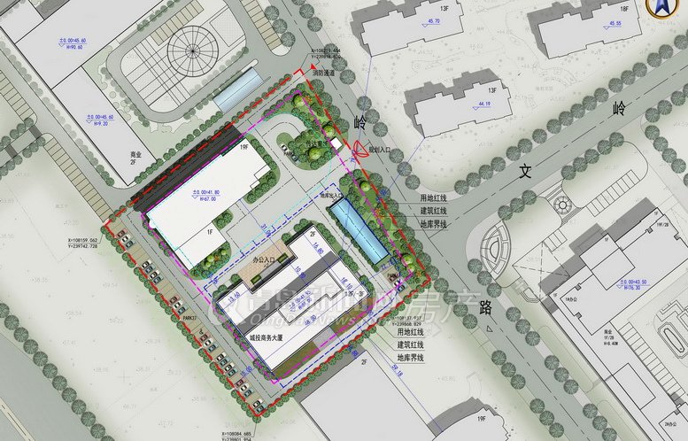青岛城投商务大厦最新规划方案 青岛城投商务大厦最新规划方案
