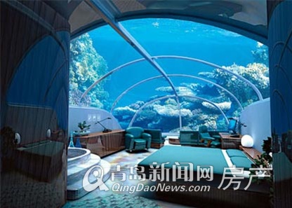 斐济奢华海底酒店