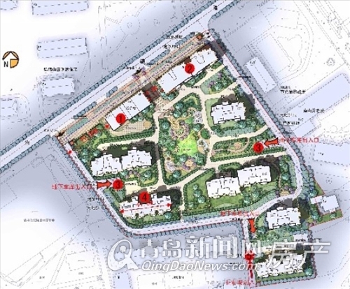 史上规划变更次数最多 市南隆德花园小区规划