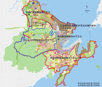 凤凰国际旅游岛,前湾新港城,石化循环经济新区和黄岛老城区,北部产业图片