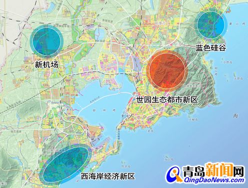 世园生态都市新区规划图公布:南有八大关 北有世园城