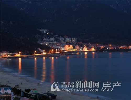 崂山风景区美丽夜景