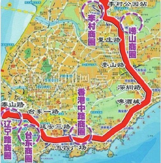 地铁m3路线规划图,青岛新闻网房产