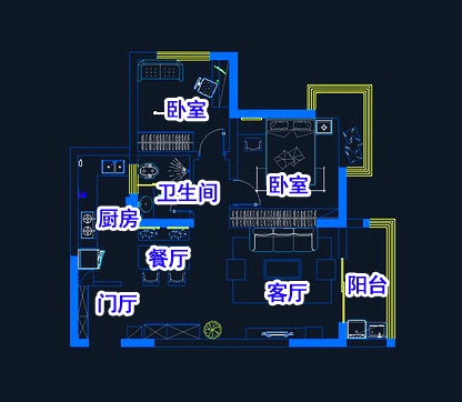 3套小户型宜家风格设计案例 淡妆浓抹总相宜(图)