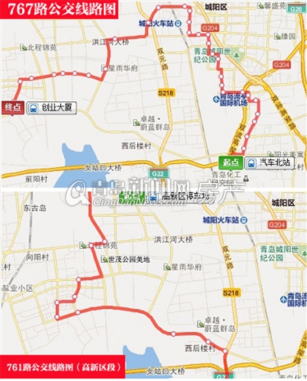 青岛新闻网看房车,高新区公交,767路,761路公交线路沿线新盘,青岛新闻