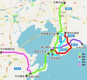 青岛又有三条地铁获发改委批复 1,4,6号路线详解