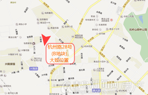 青岛,土地,老城区,杭州路28号,地块图片