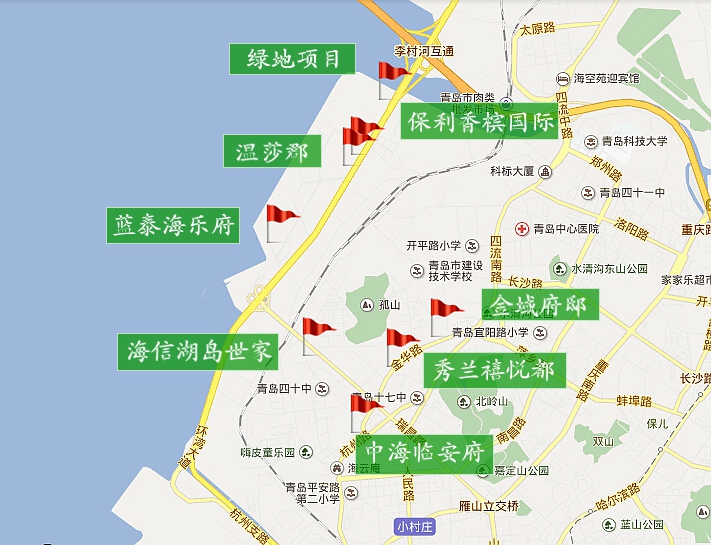 欢乐滨海城,东李新楼盘,青岛火热片区,海尔博悦兰庭,和达璟城