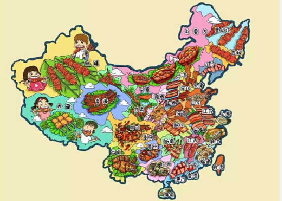中国烧烤地图 来看看各省吃货爱烤啥