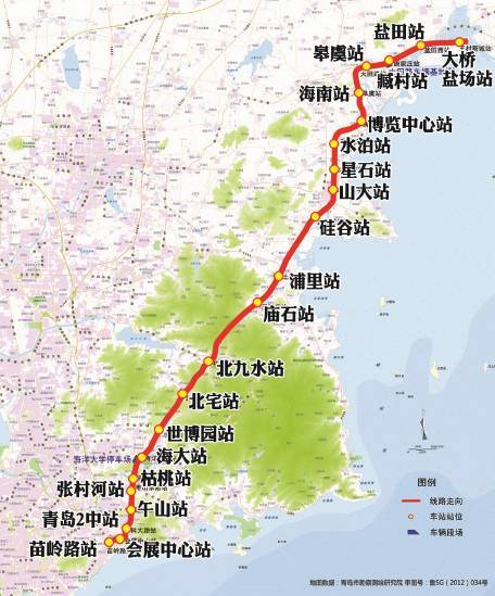 半年总结看青岛地铁 全面解读在建地铁线路进