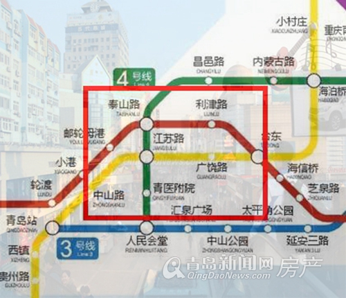 青岛,地铁,换乘站,地铁盘