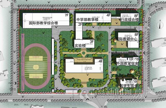 崂山区东姜片区新规划 私立青岛白珊学校将拆除重建(图)