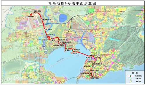 图:细数途径李沧的7条地铁线 2021年前预计将