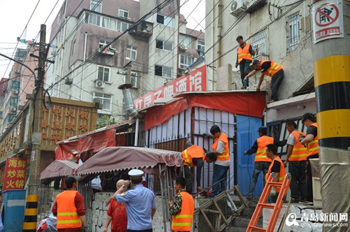 武城路,違建