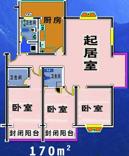 D户型171.5平米