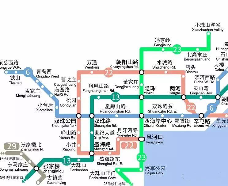 青岛西海岸地铁22号线图片