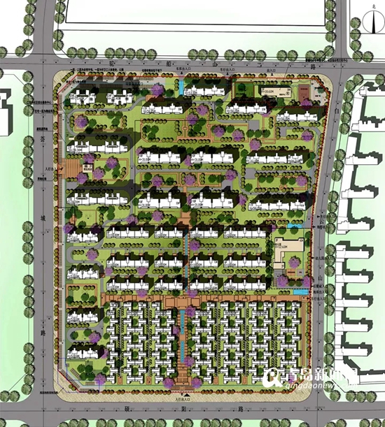 龙湖舜山府规划公示 总建面超40万平规划1805户