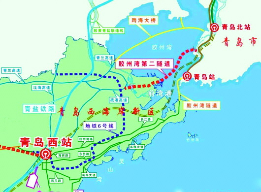 青岛西海岸2020规划图图片