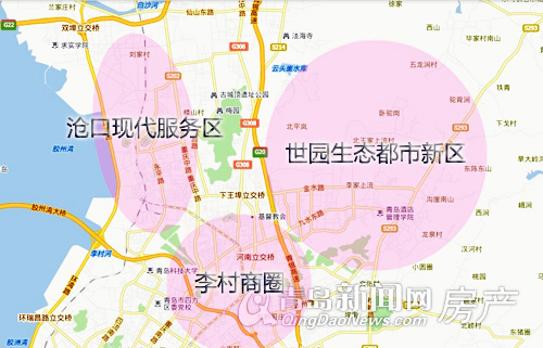 李沧区版块区位图