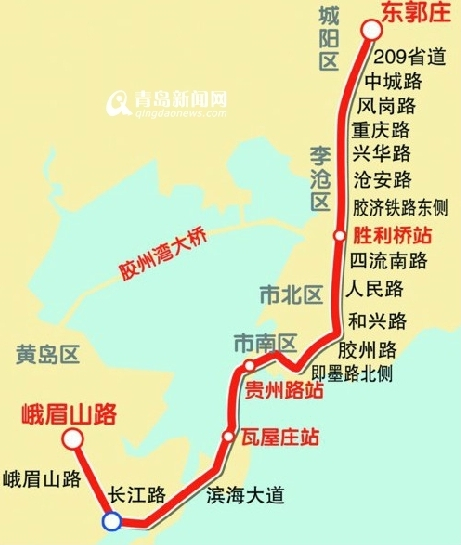 地铁1号线经过线路图