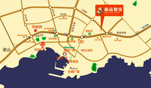 青岛海信广场地图图片