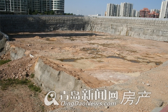 沿同安路的一些地块目前已经开始打地基