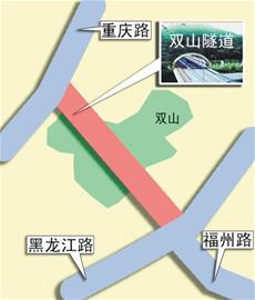 青岛新闻网,隧道,双山,重庆路