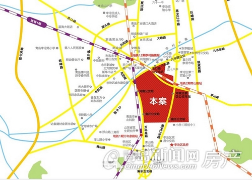 中海国际社区区位图