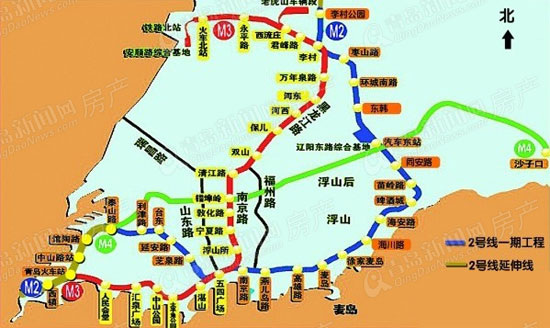 青岛地铁,青岛地铁2号线,地铁2号线