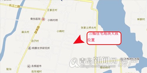 三幅住宅地块大致位置图