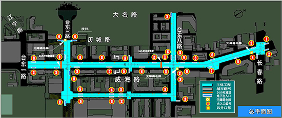 青岛,威海路,辽宁路,地景大道,人防工程,地下商业,地下空间