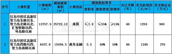 青岛,红岛经济区,高新区,中央智力岛,拍地