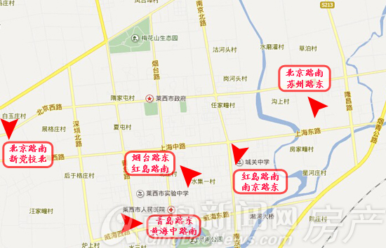 莱西市国土资源局接连发布13幅地块的拍卖出让公告