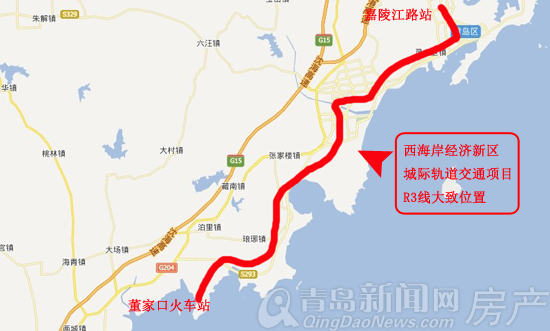 西海岸,北岸新城,M1号线