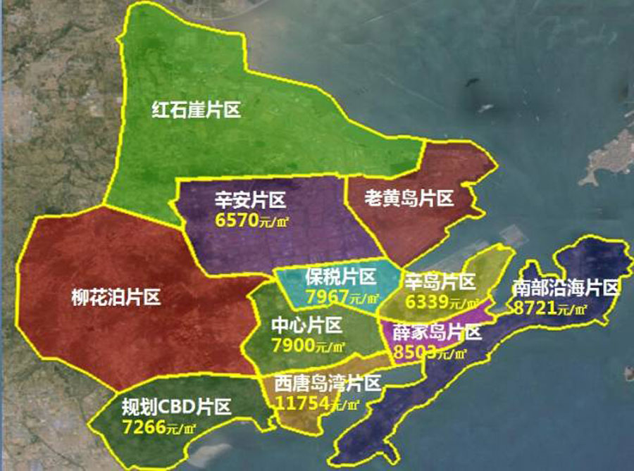 青岛,楼市,区域,房价,均值