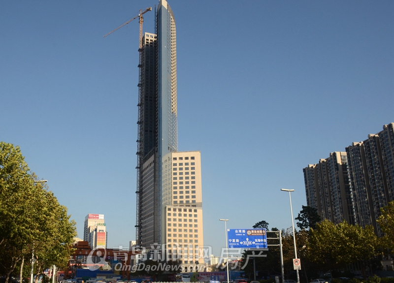青岛最高建筑,变迁,深蓝中心,中铁中心