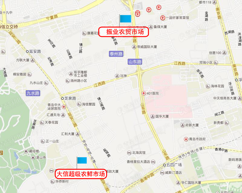 青岛新建改造,农贸市场,名单,图解,区位图,青岛新闻网房产